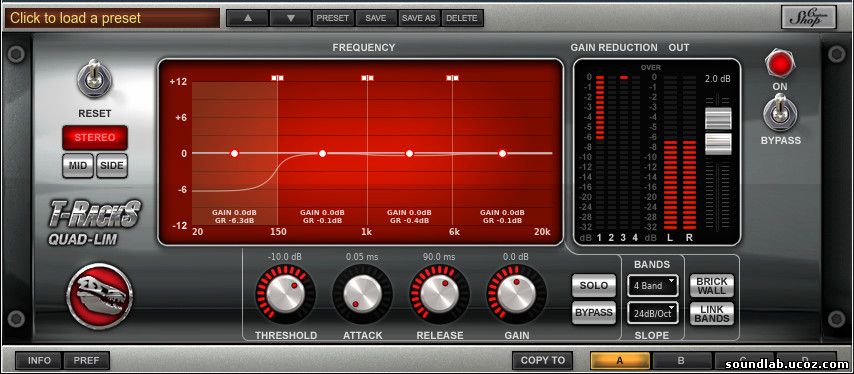 Tracks vst. Tr5 Quad image VST. T-Racks Multiband limiter. T Racks Quad.